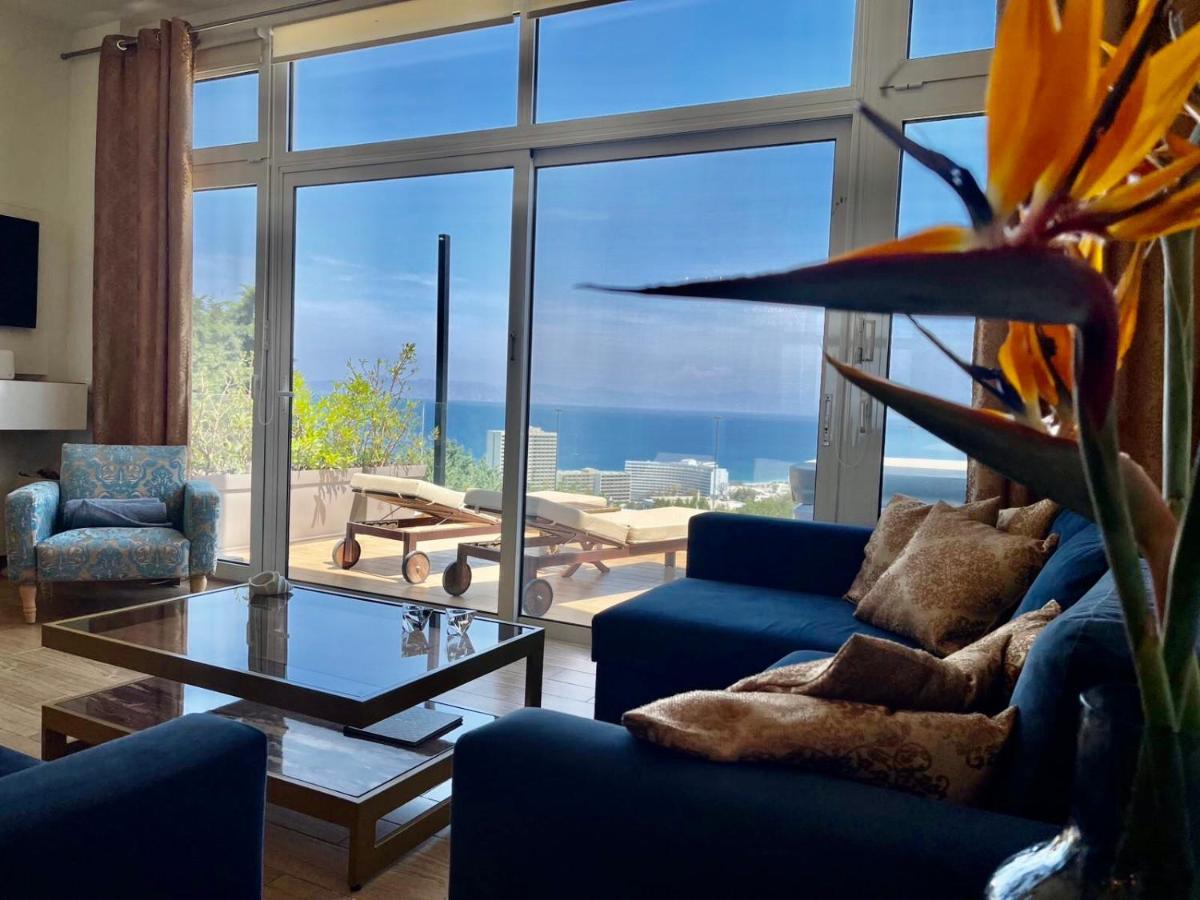 익시아 Flyviewflatsgold Privatehottub With Seaview 아파트 외부 사진